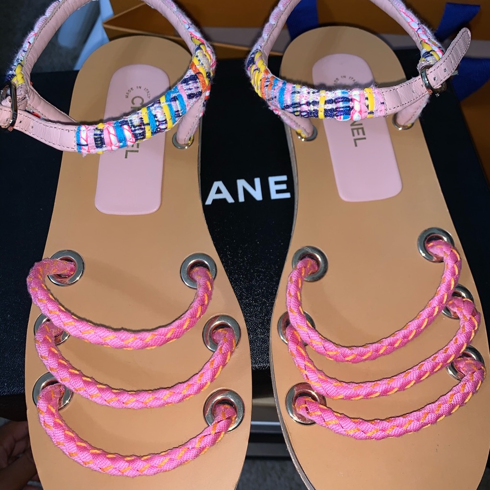 Authentic Chanel sandals